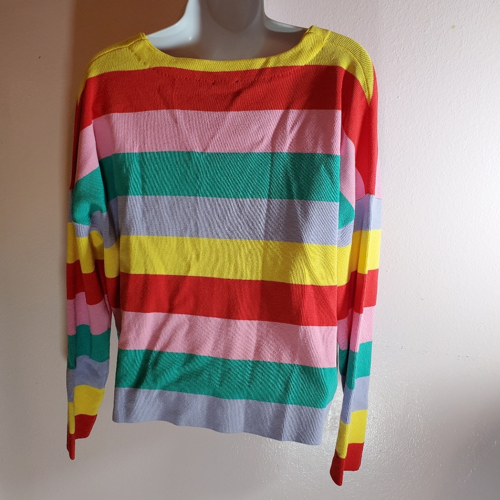 Multi-Color Cliche Sweater NWT - Picture 7 of 8